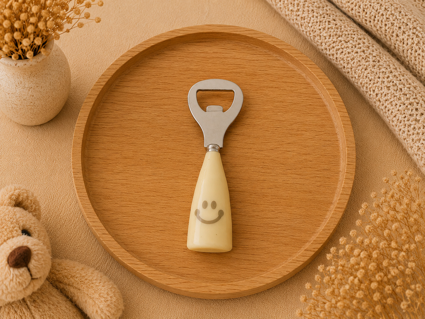 Décapsuleur format moyen sourire personnalisé ✨
