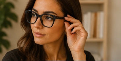 Lunettes fantaisie grand carré ✨🖤
