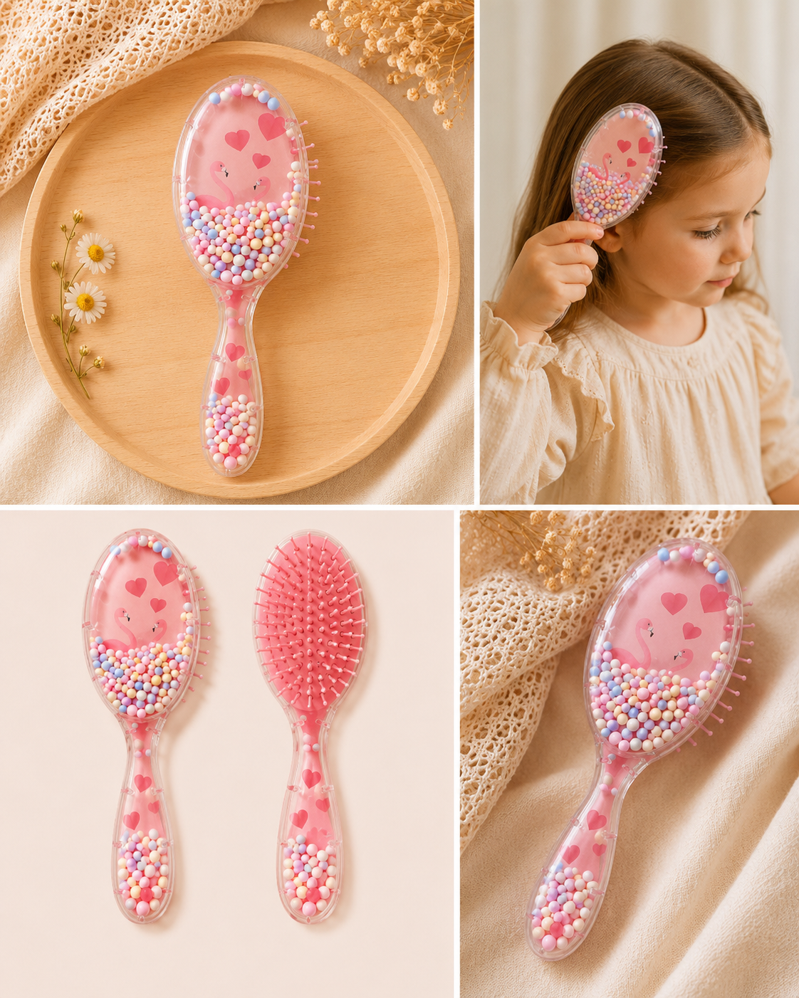 Brosse à Cheveux Démêlante fille 🐱✨