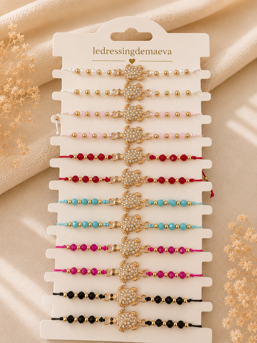 Bracelet réglable – Collection Petite tortue 🐢