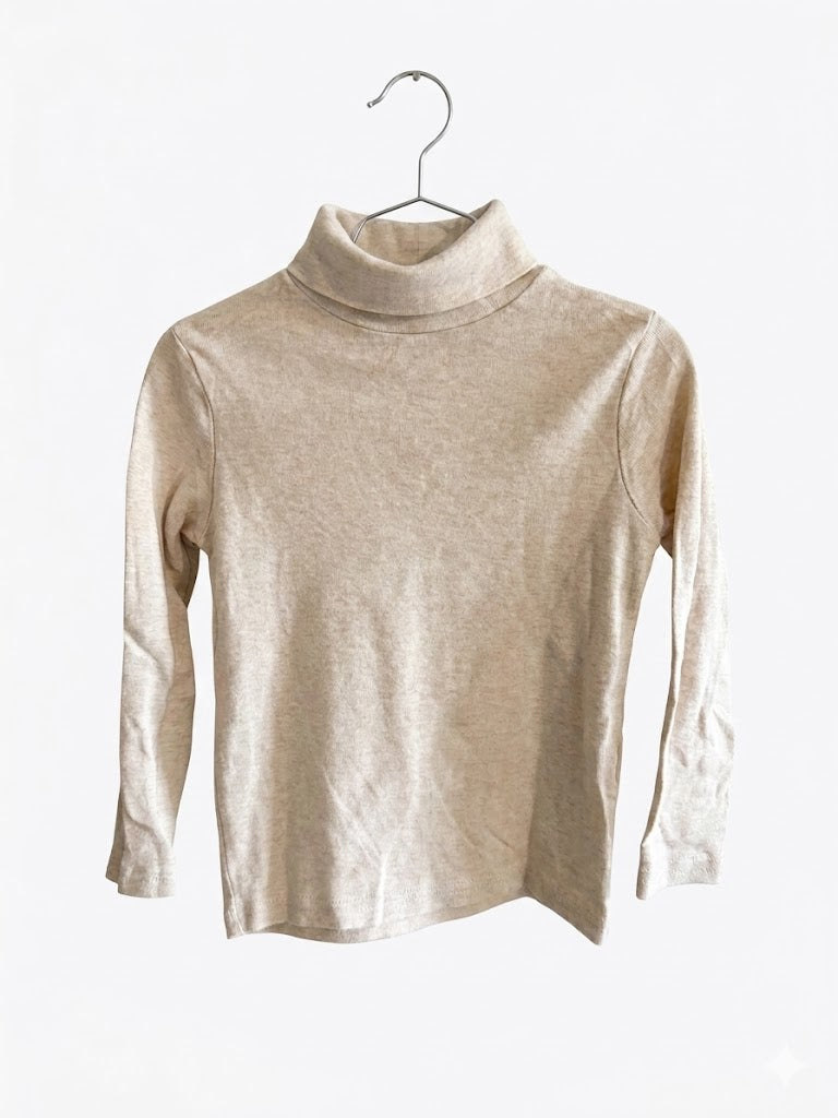 Lot Sous-pull Enfant mixte - Écru à Col Roulé - 4 ans
