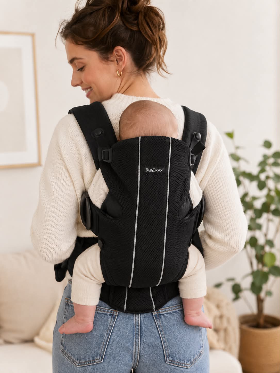 Porte-Bébé BabyBjörn - Confort et Proximité - 3.5kg à 12kg
