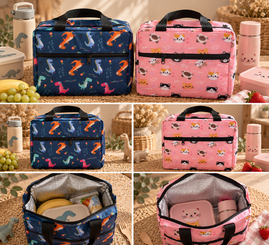 Sac à goûter isotherme fille ou garçon 🧁 22x19x5cm