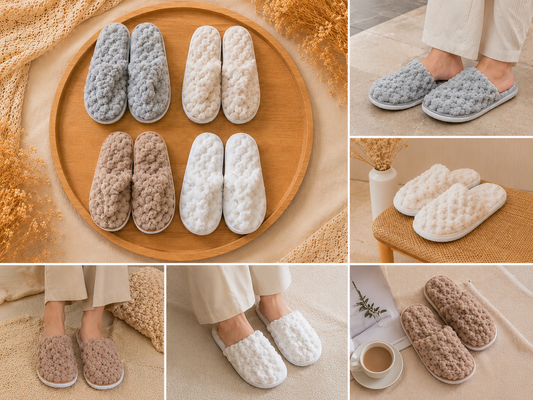 Chaussons ultra doux & cocooning spécial invités 🤍✨