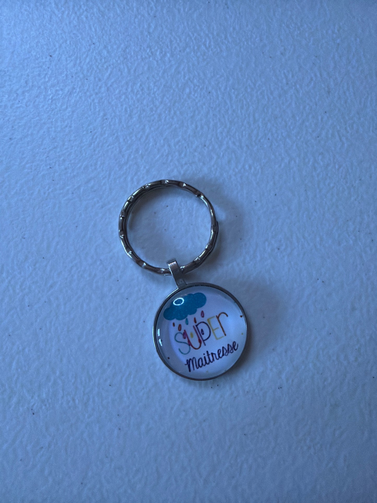 Porte-Clés Maîtresse – Cadeau Fin d’Année Scolaire ✨🍎