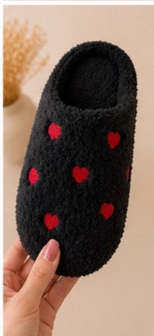 Chaussons cocooning à cœurs pour femme ❤️✨