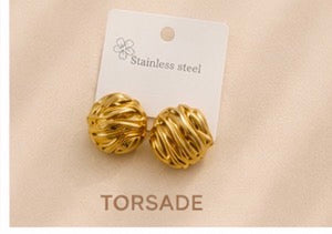Boucles d’Oreilles Acier Inoxydable ✨💛