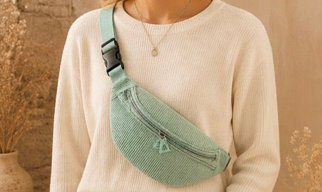 Sac banane côtelé tendance ✨