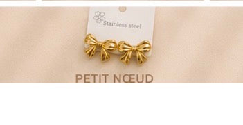 Boucles d’Oreilles Acier Inoxydable ✨💛