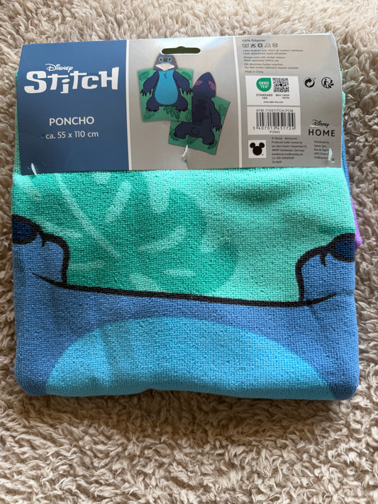 Poncho de Bain Stitch Disney 💙🌺