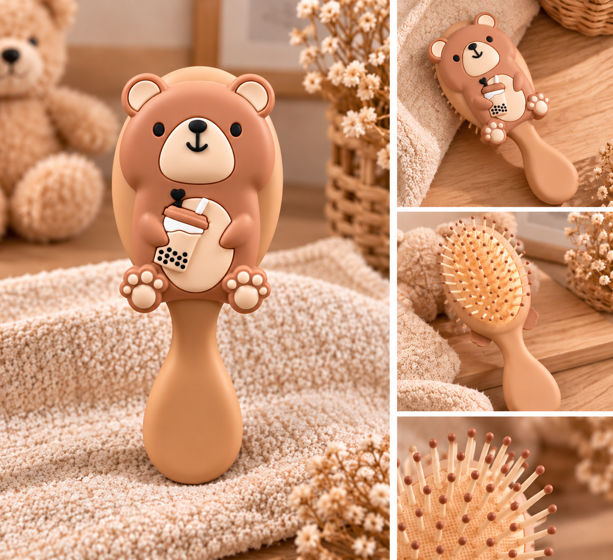Brosse enfant ou bébé -  mixte - motifs ourson 🧸