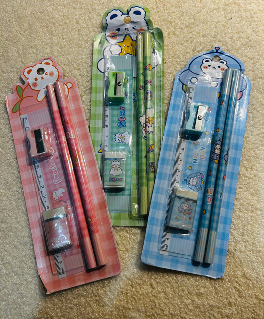 Set de papeterie 5 pièces