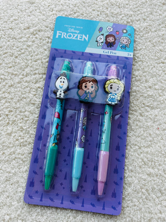 Set de 3 stylos Disney Frozen