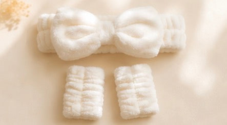 Bandeau spa & poignets ultra doux ✨🧖‍♀️