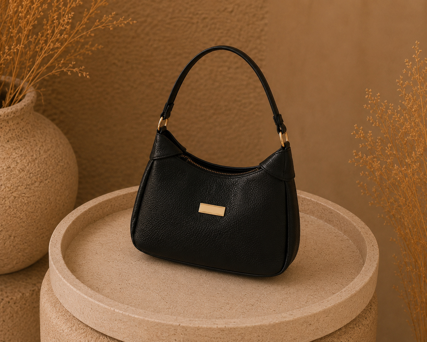 Sac à main femme - noir intemporel  👛