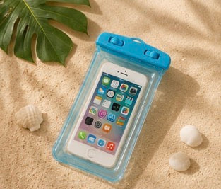 Pochette étanche pour téléphone avec cordon 📱💦