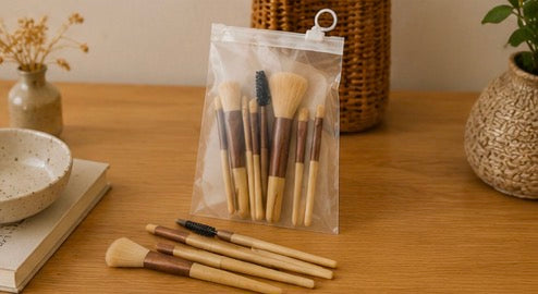 Set de 8 pinceaux maquillage – Format voyage 💄✈️