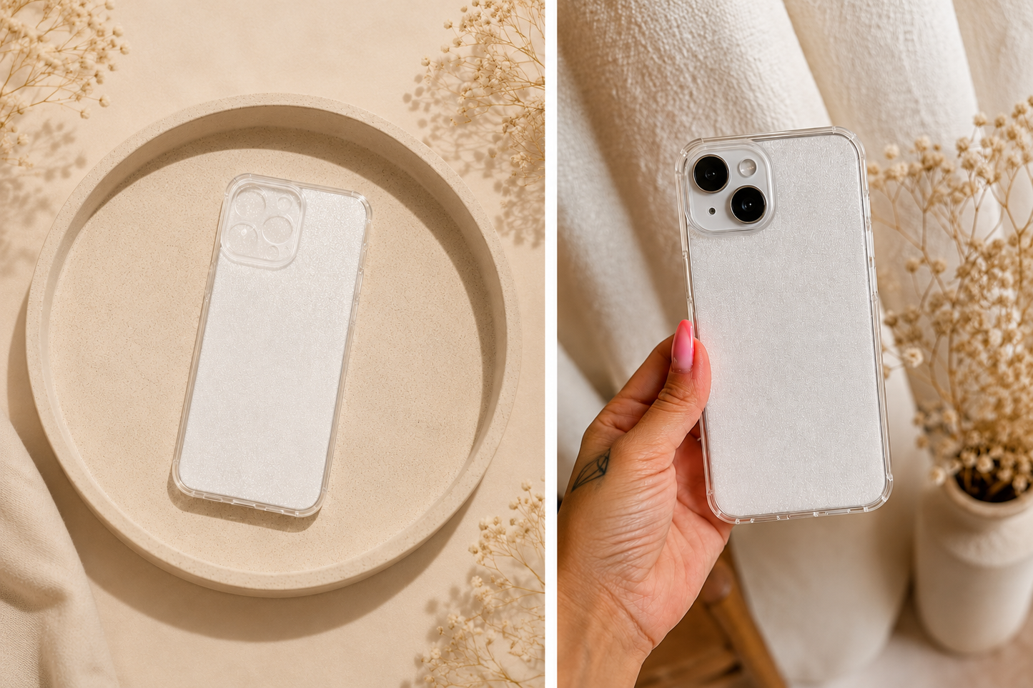 Coque transparente classique pour iPhone 15  🤍 📱