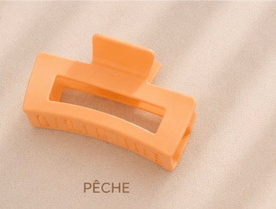 Pince Rectangle Colorée pour Cheveux ✨ 🎀
