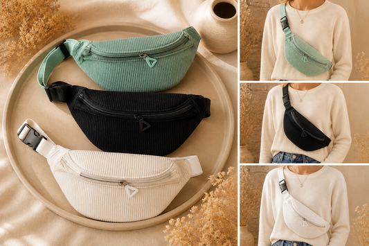 Sac banane côtelé tendance ✨