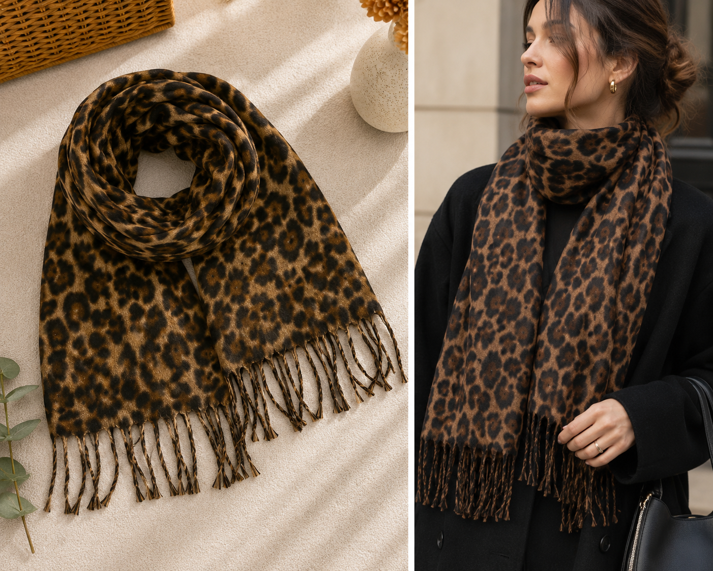 Écharpe Léopard Femme 🐆✨