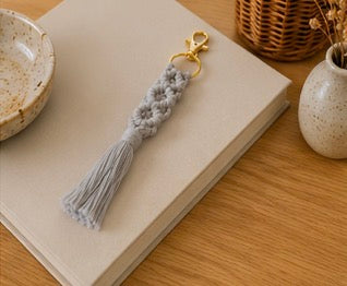 Porte-clés macramé bohème ✨
