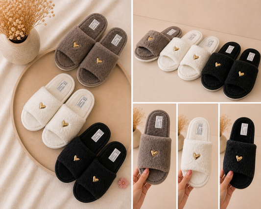 Chaussons confortables & tendance pour femme 🤍✨