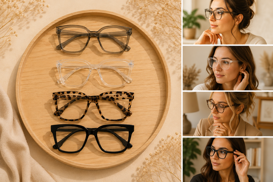 Lunettes fantaisie grand carré ✨🖤