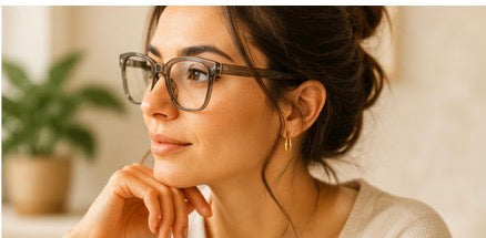 Lunettes fantaisie grand carré ✨🖤