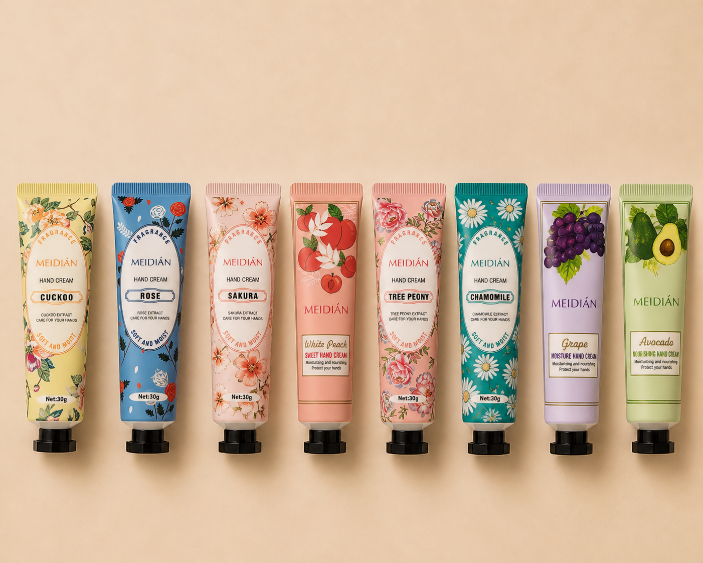 🌸 Crème Mains Parfumée – Hydratante & Senteurs Gourmandes ✨