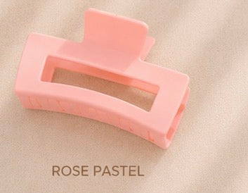 Pince Rectangle Colorée pour Cheveux ✨ 🎀