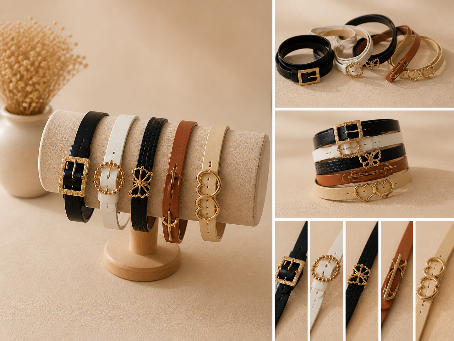 ✨ Ceinture fine tendance au style élégant et féminin 115cm🤍