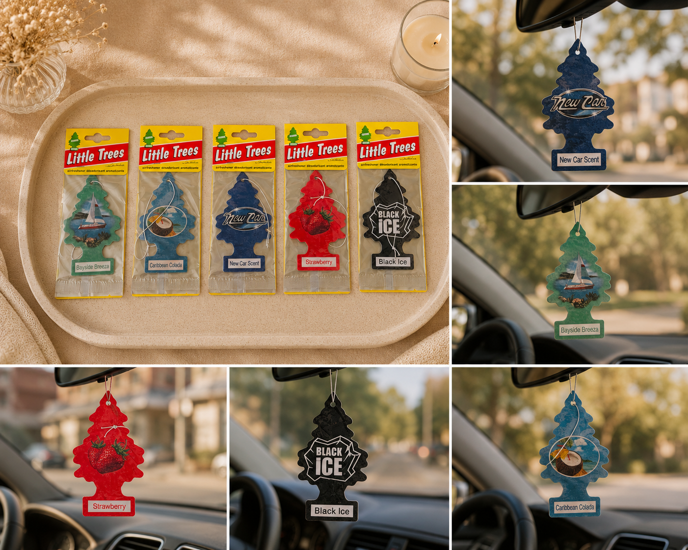 Désodorisant Voiture Little Trees® – Plusieurs Parfums Disponibles✨