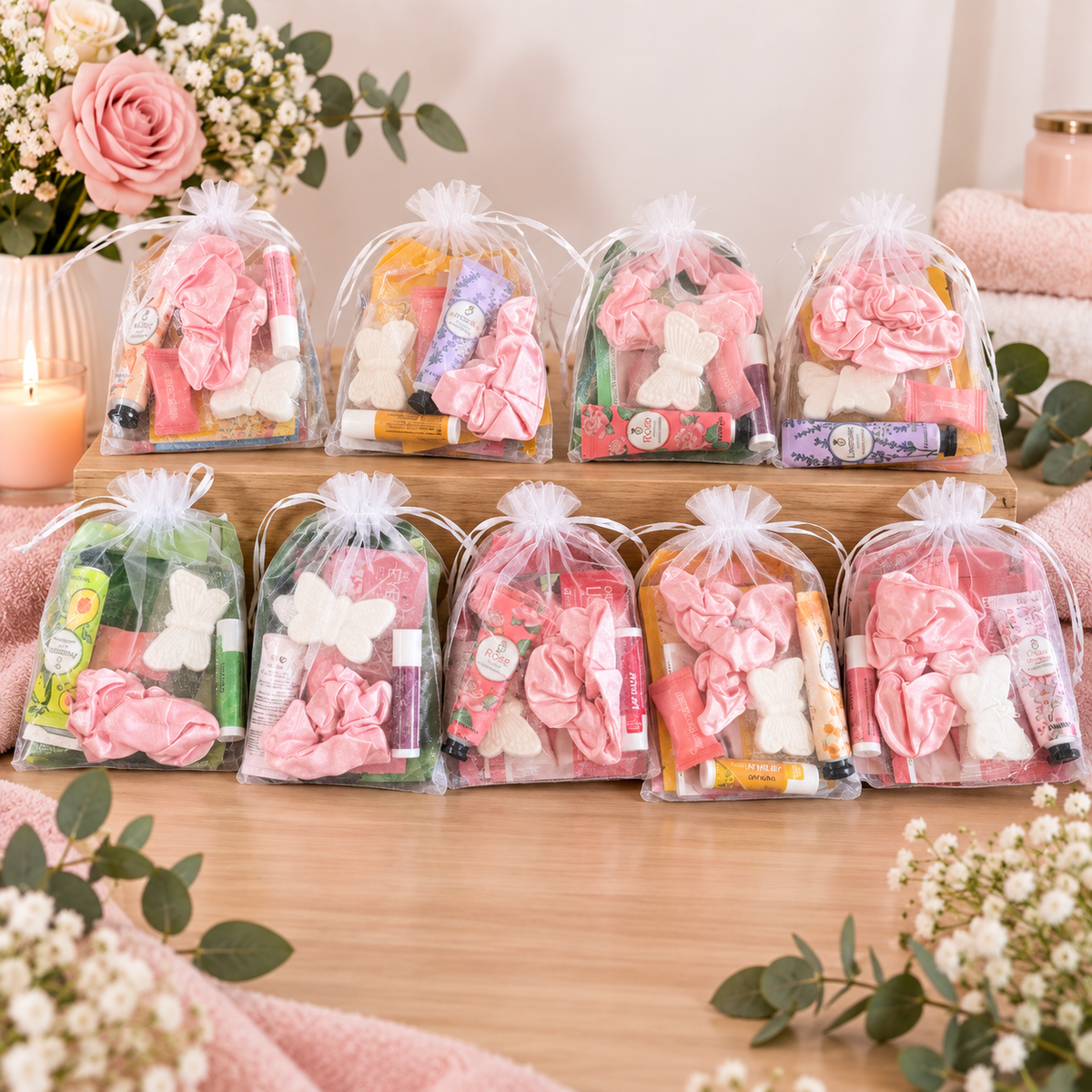Coffret beauté / accessoires femme - idée cadeaux - idéal à offrir - 8 pièces