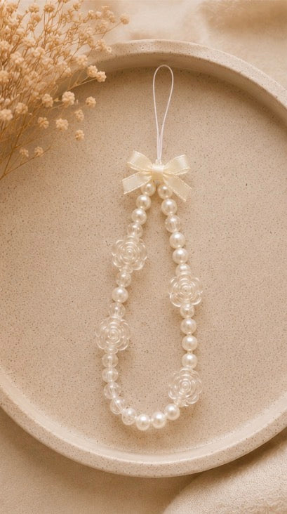 Bijoux de téléphone perlé & élégant ✨🤍