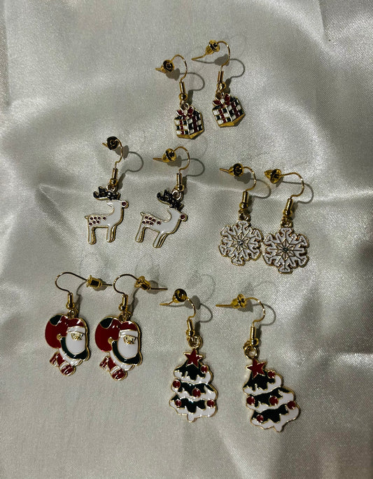 Boucle d’oreille fantaisie thème Noël