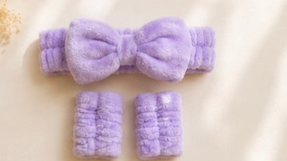 Bandeau spa & poignets ultra doux ✨🧖‍♀️