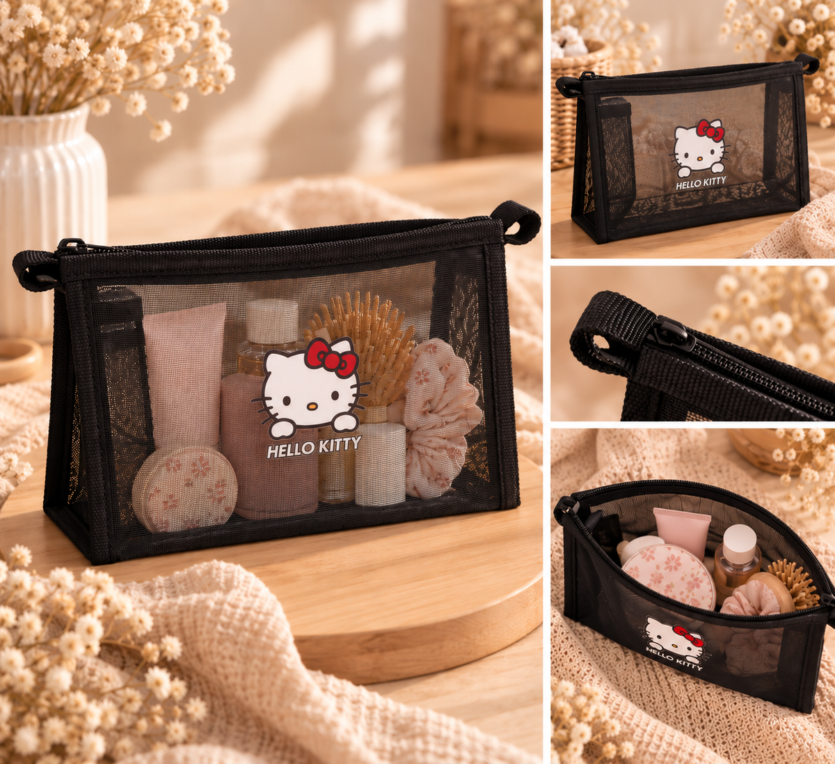 Trousse de toilette - Femme ou ados - Hello kitty 🎀 25x8cm