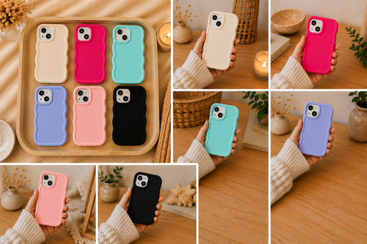 Coque Ondulée iPhone 15 Pro Max – Design Wavy Tendance ✨