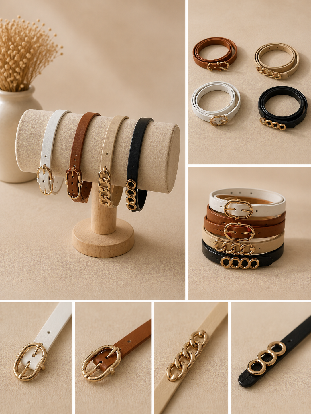 ✨ Ceinture fine tendance au style chic et intemporel Taille M 🤍