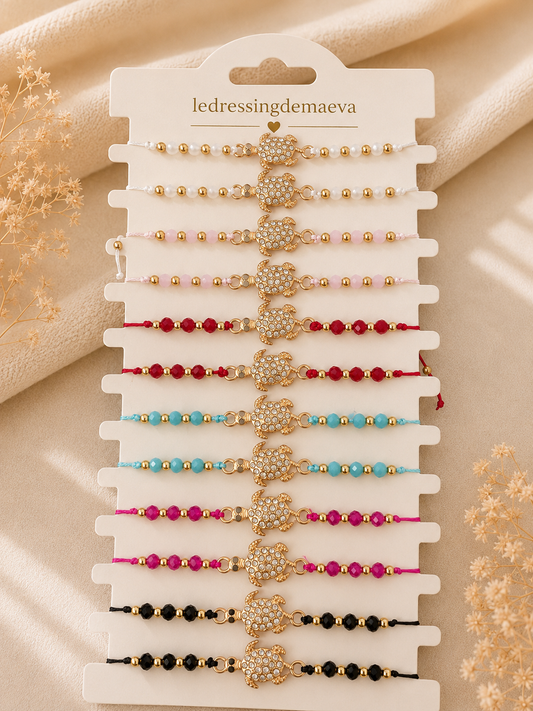 Bracelet réglable – Collection Petite tortue 🐢