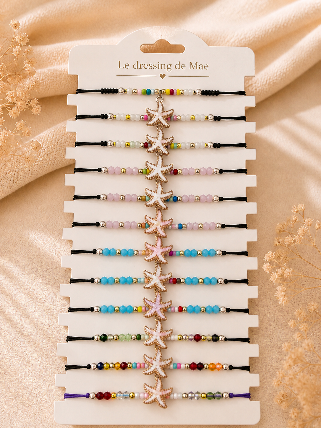 Bracelet réglable – Collection Étoile de mer ⭐️
