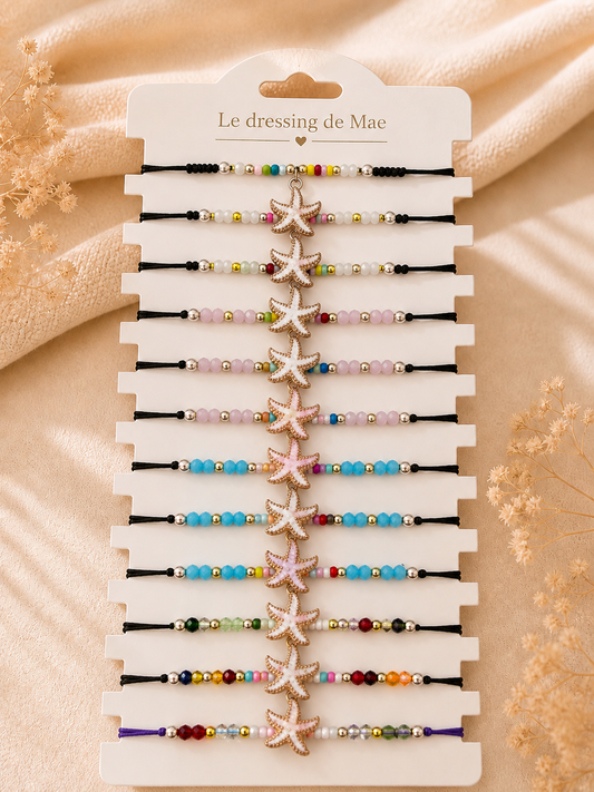 Bracelet réglable – Collection Étoile de mer ⭐️