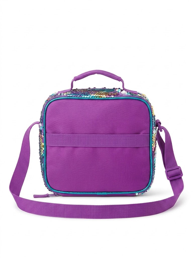 Sac à Bandoulière isotherme Licorne Magique – À Paillettes Réversibles
