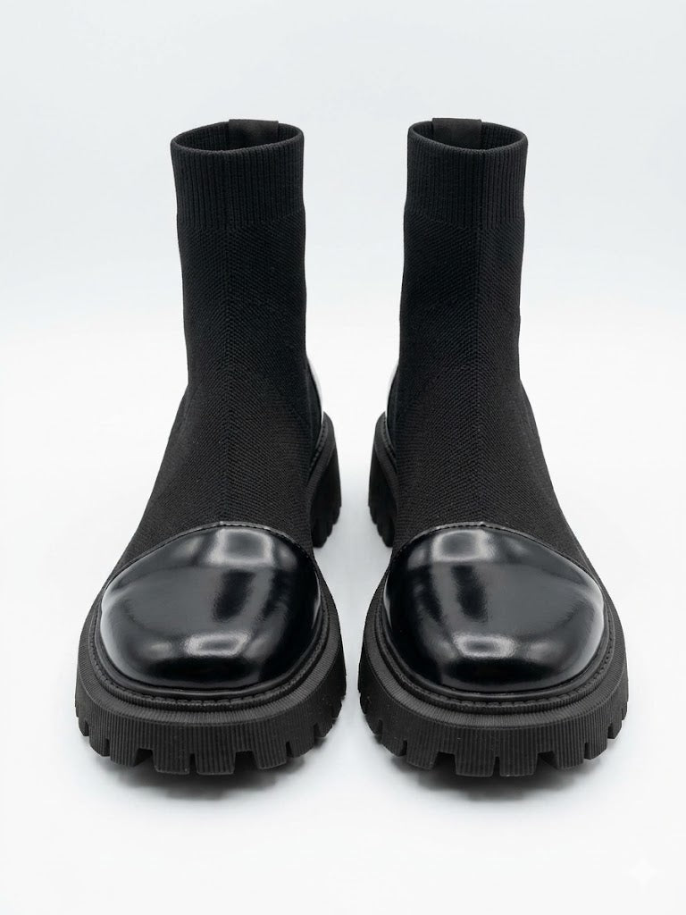 Bottines Style "Chaussette" à Semelle Crantée – Élégance Moderne pointure 42