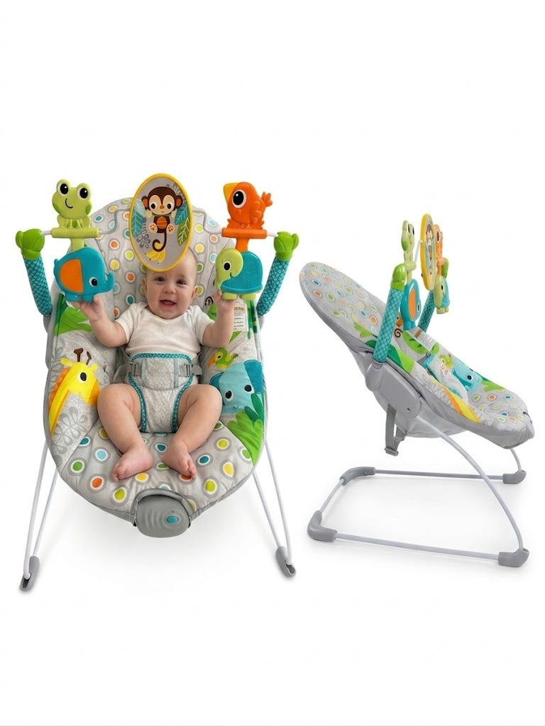 Transat Éveil et Confort pour Bébé – Thème Safari 0-6 mois