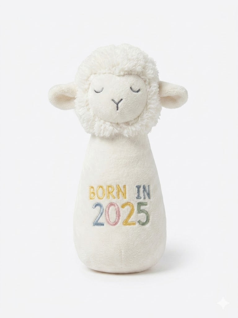 Lot pour Bébé : Peluche Mouton, Anneau de Dentition et Télécommande Éducative - 3 mois et +
