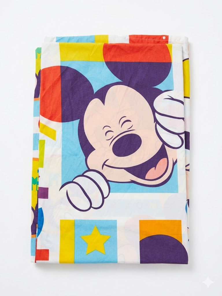 Parure de Lit Enfant – Univers de Mickey Mouse recto / verso