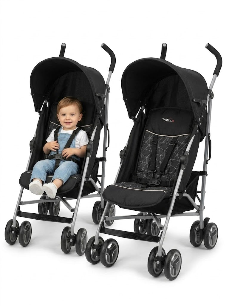 Poussette Canne bébé mixte - Compacte - TROTTINE - des 6 mois jusqu’à 3 ans - 22kg