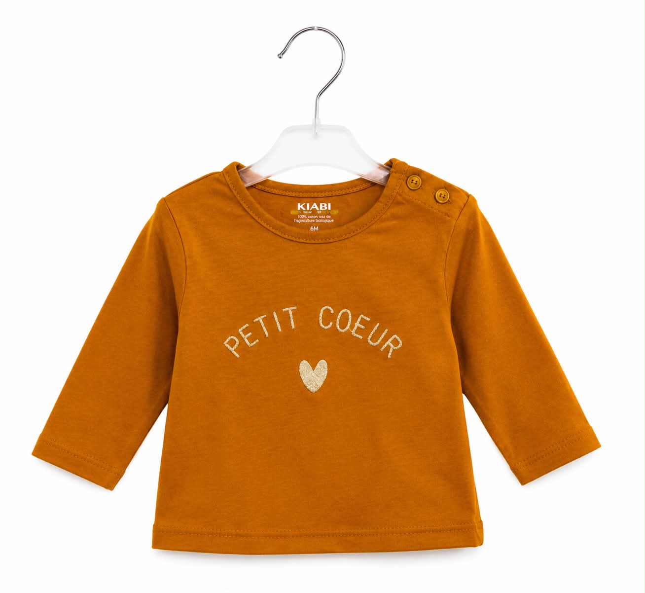 Lot de 3 T-shirts à Manches Longues Bébé Fille 9 mois - Kiabi
